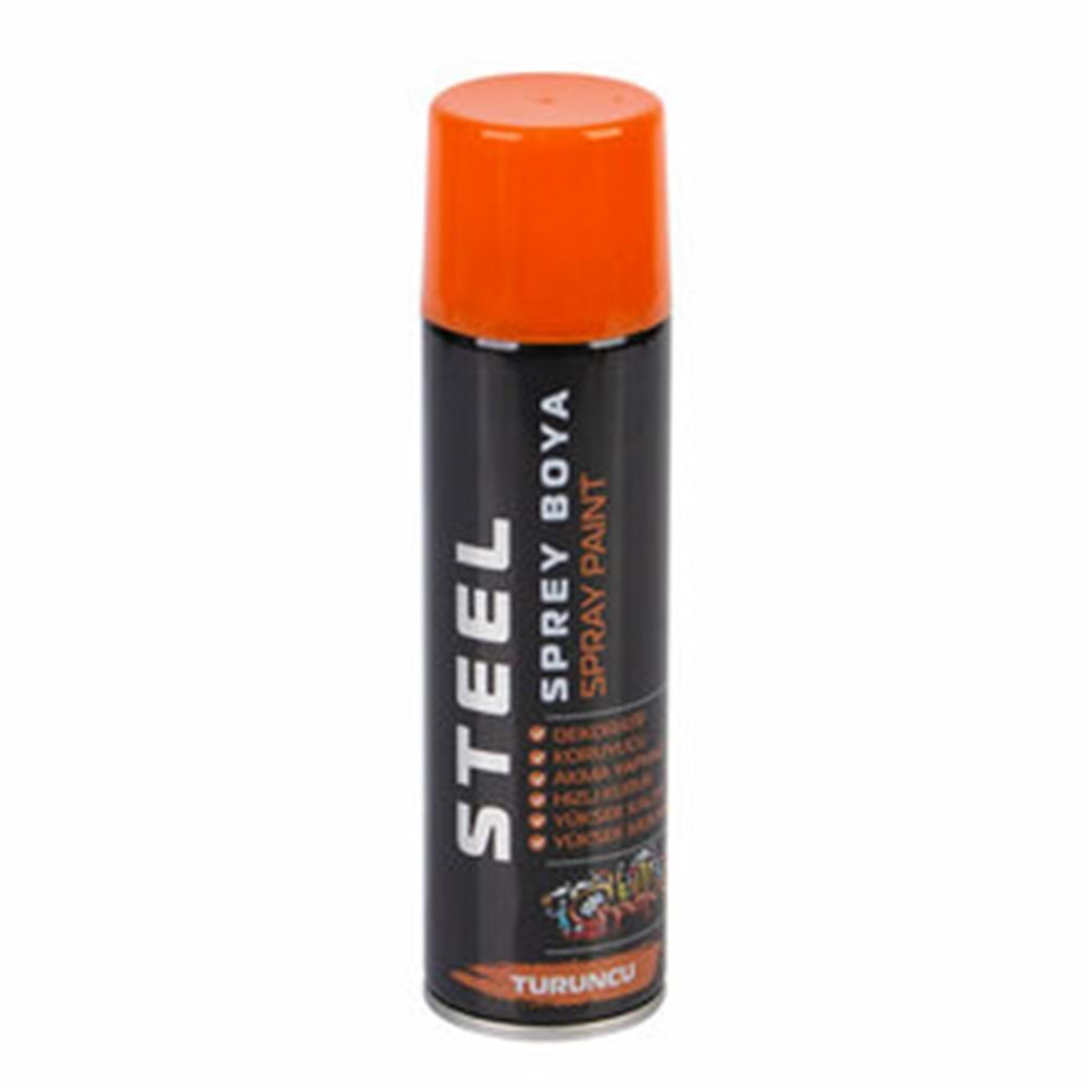 Steel Sprey Boya Turuncu 200ml