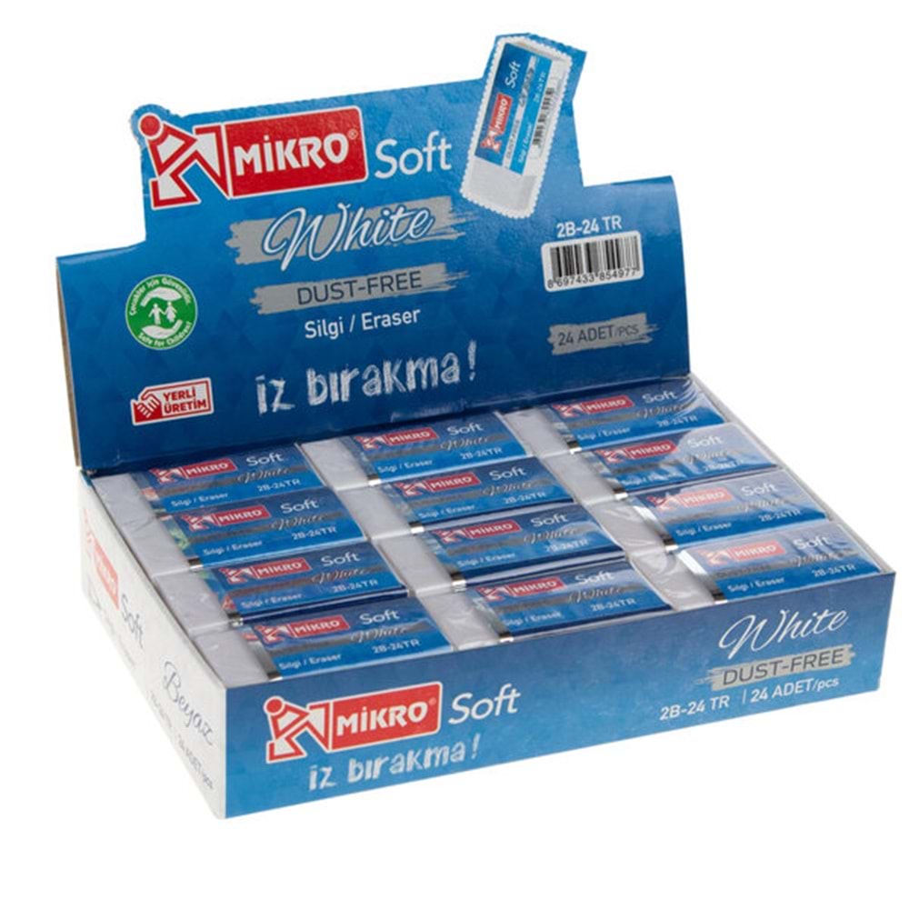 Mikro Silgi Soft Beyaz 2B-24 2B24TR 4960 4977