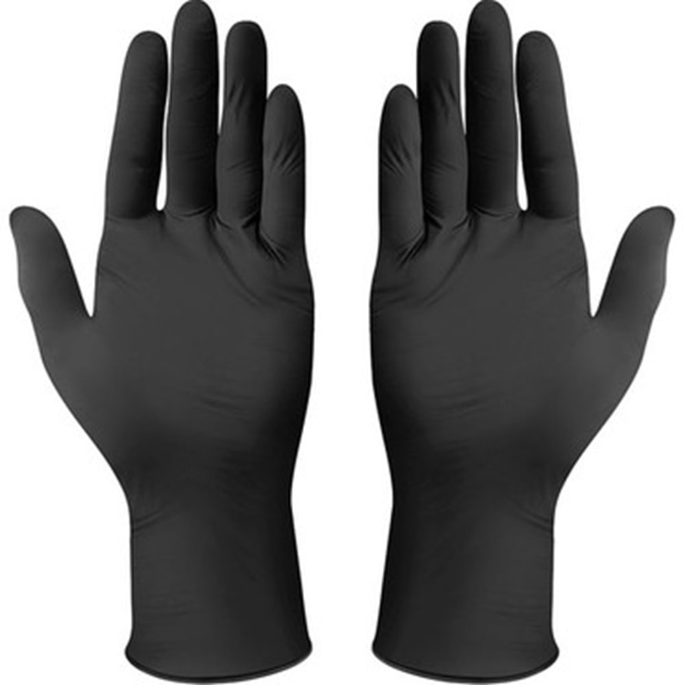 VALERİA PUDRASIZ NİTRİL ELDİVEN SİYAH XL BEDEN 100 LÜ