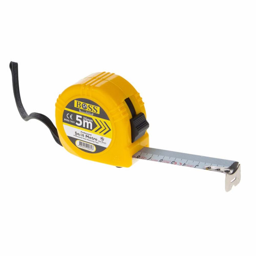 Boss Metre Şerit 5mtX25mm 5 METRE