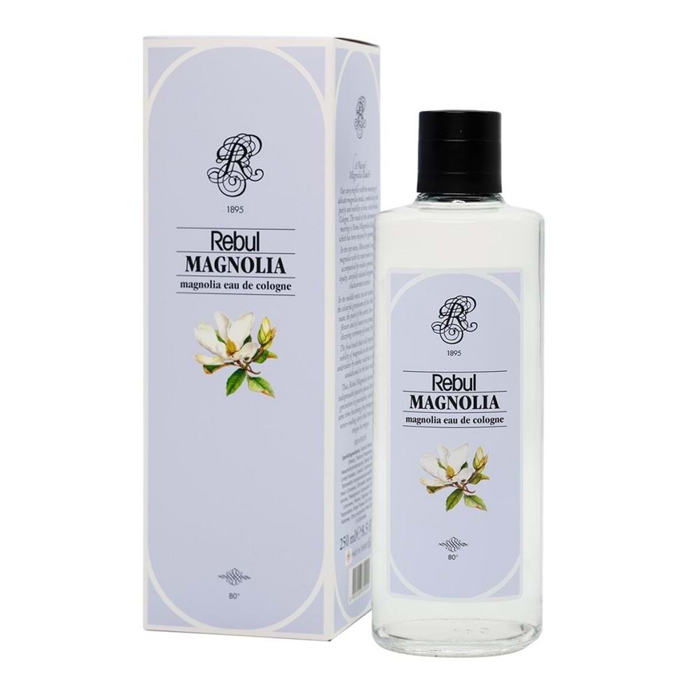Rebul 250 Ml Kolonya Cam Şişe Magnolia