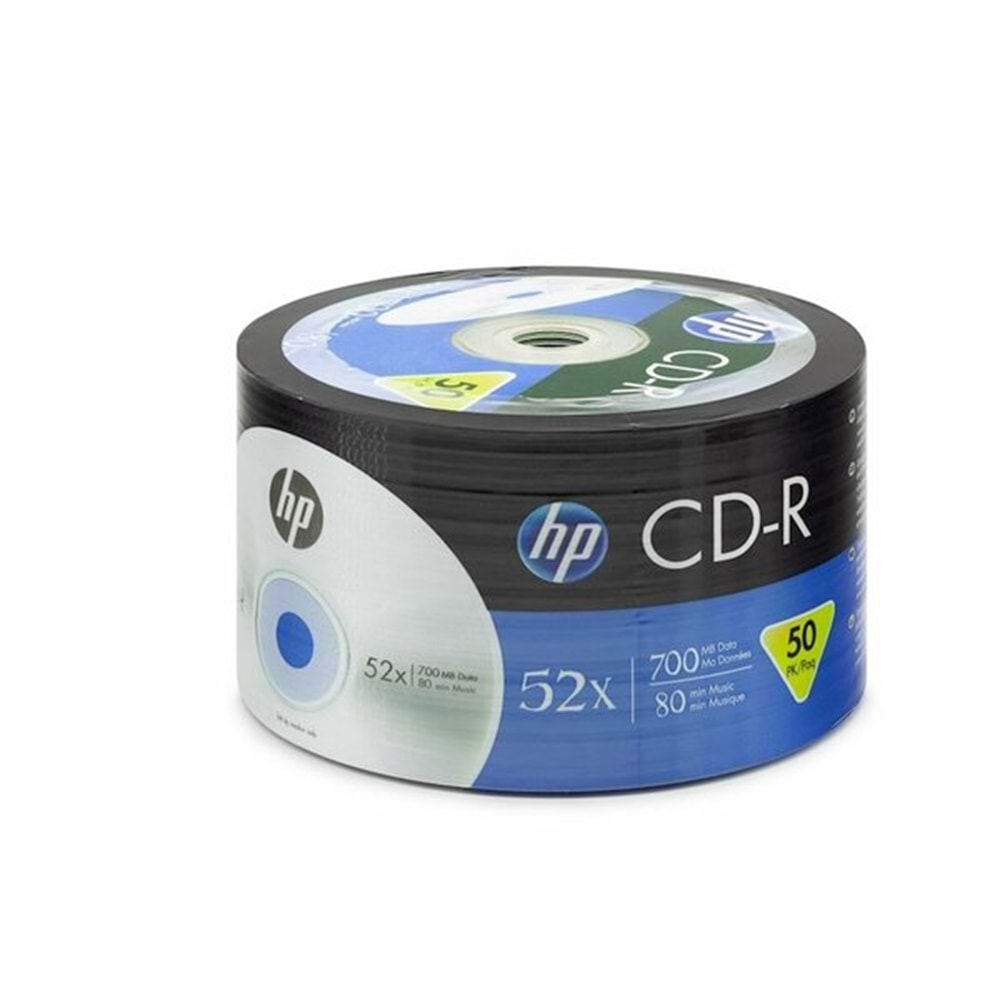 Hp CD-R 52X 700MB Data 80min Music BOŞ CD 1 ADET