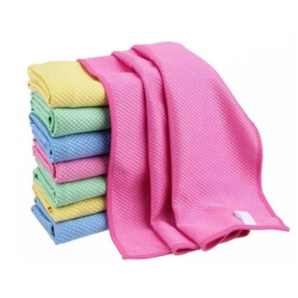 Viomax Mikrofiber Cam Bezi 50X70cm Baklava Desenli Tm-709