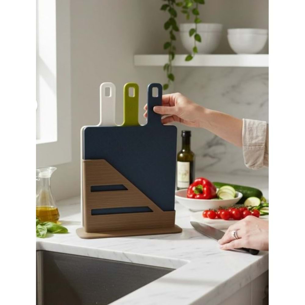 ALACA ST-277 GURME 3LÜ SET KESİM TAHTASI PANOSU