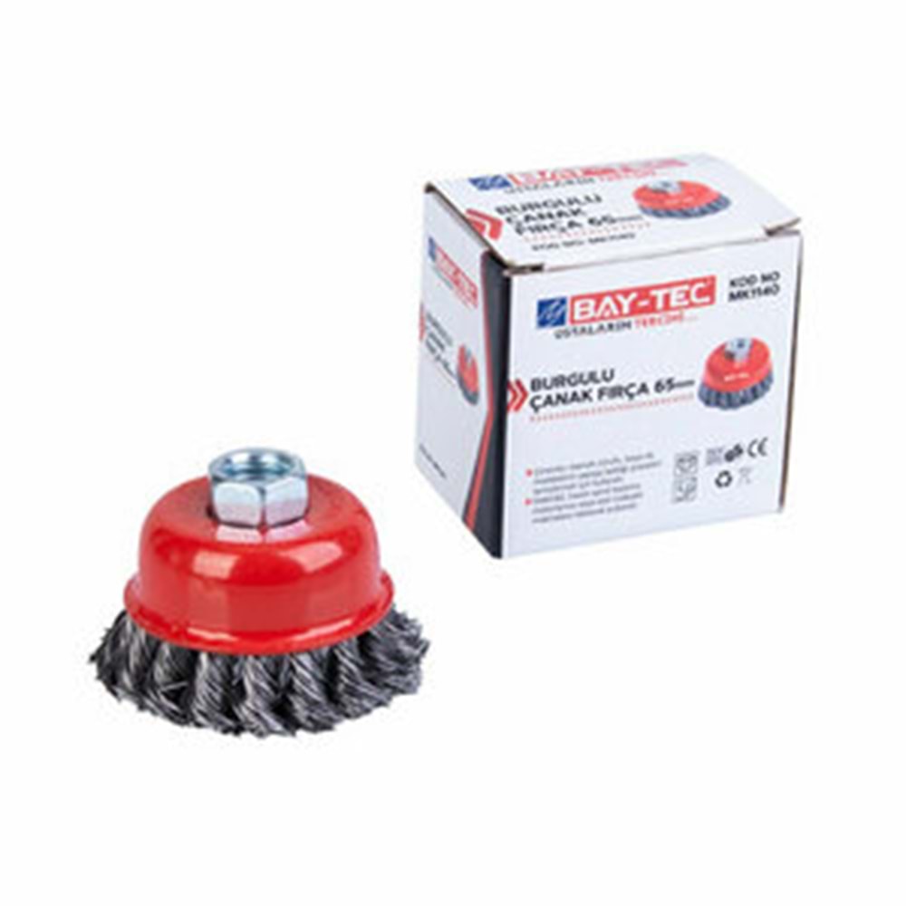 Baytec Fırça Burgulu Çanak 65mm