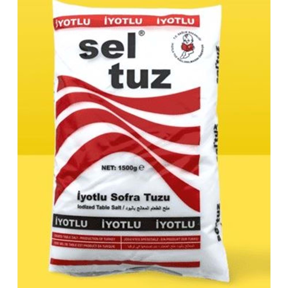 SELTUZ İYOTLU SOFRA TUZU 1,5 KG