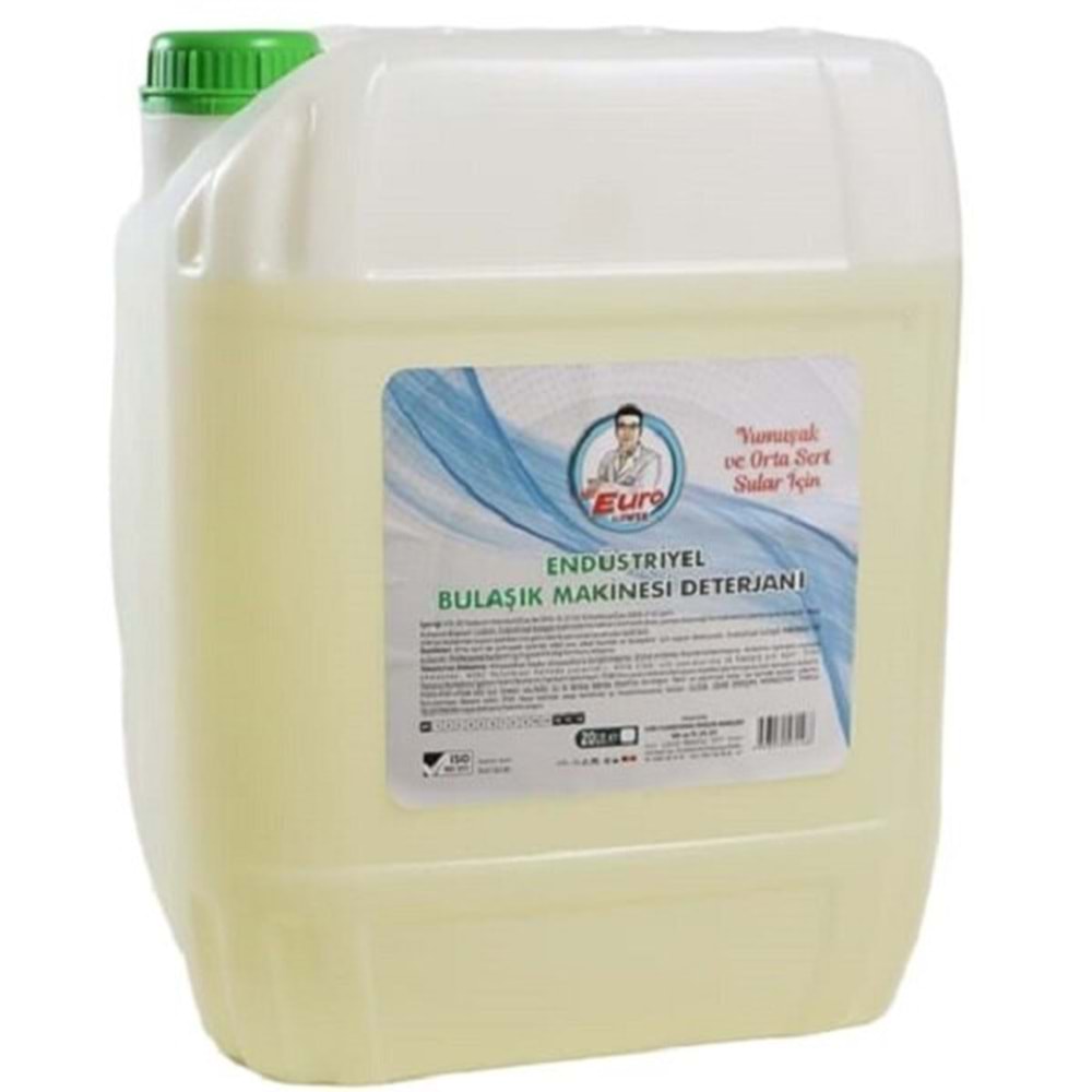 Euro Flower Endüstriyel Bulaşık Makinası Deterjanı 22 Kg. 0447