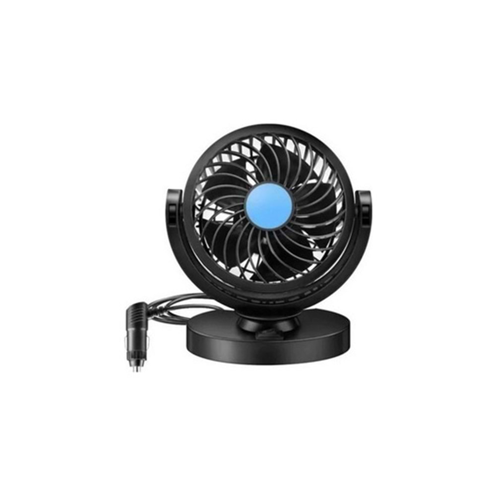 CARUB VANTİLATÖR 12V TORPİDO ÜSTÜ TEKLİ FAN AYARLI