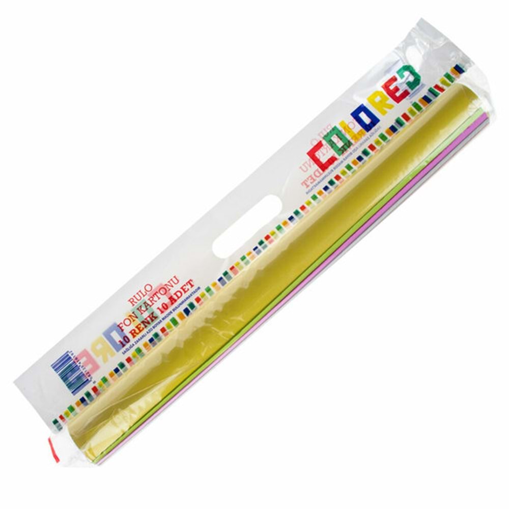 Colored Star Fon Kartonu Rulo 50X70 10 Lu 90Gr 6192