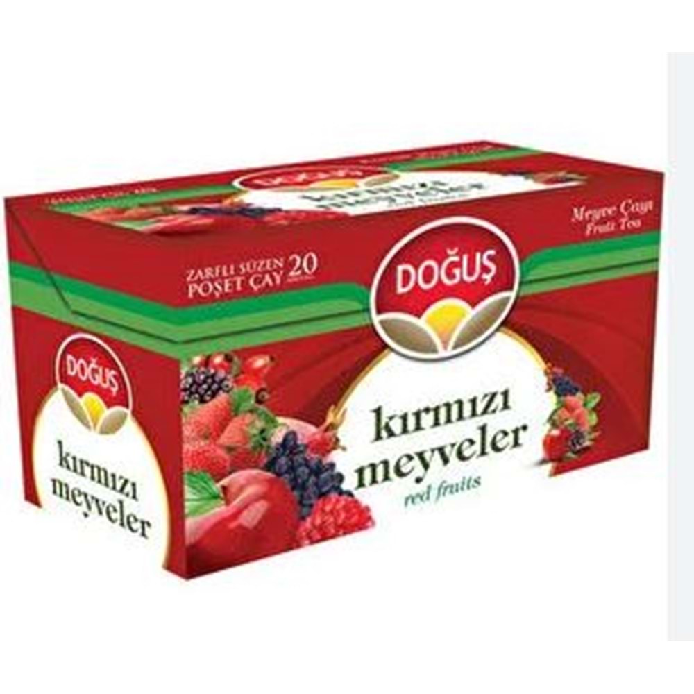 DOĞUŞ KIRMIZI MEYVELER BİTKİ ÇAYI 20 Lİ