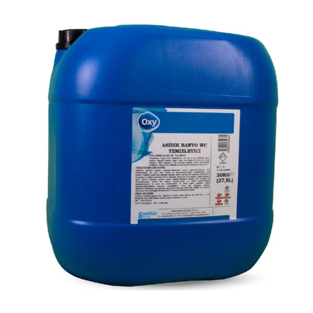 OXİCEN BANYO WC TEMİZLEYİCİ 30 KG