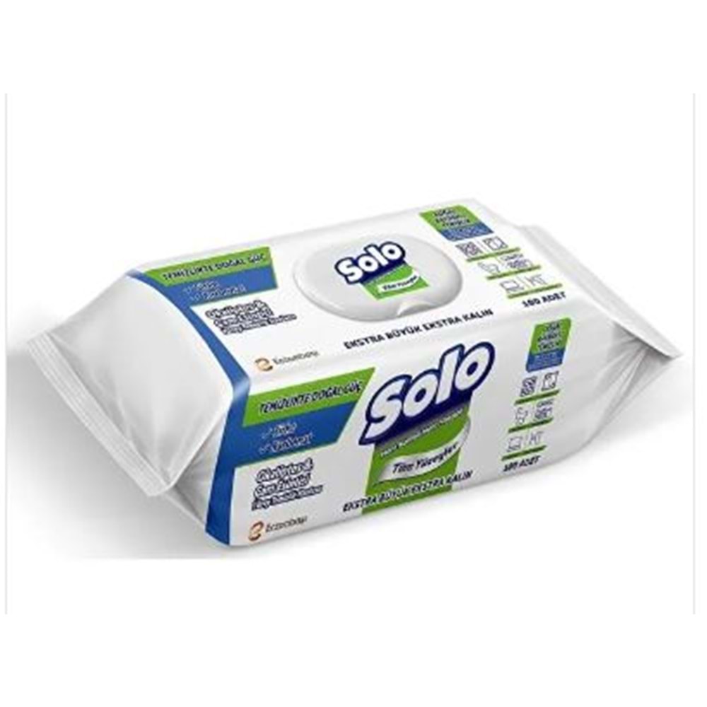 SOLO YÜZEY TEMİZLİK HAVLUSU OKALİPTUS 100LÜ