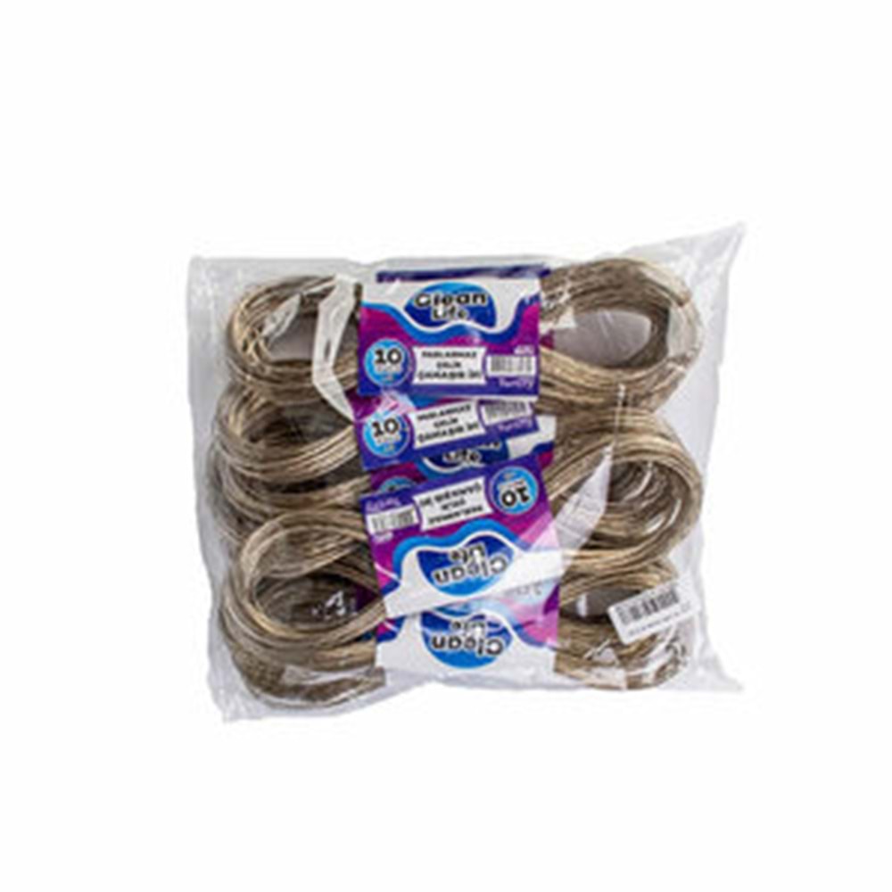 Clean Life Çelik Çamaşır İpi 10mt