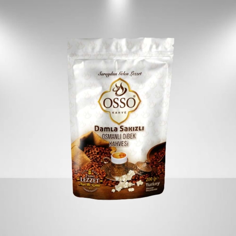 OSSO DAMLA SAKIZLI OSMANLI DİBEK KAHVESİ