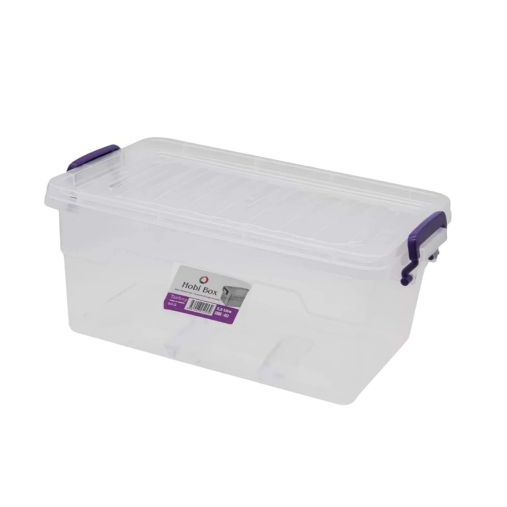 SAĞLAM HOBİ BOX YATAY KİLİTLİ SAKLAMA KABI 5 LT