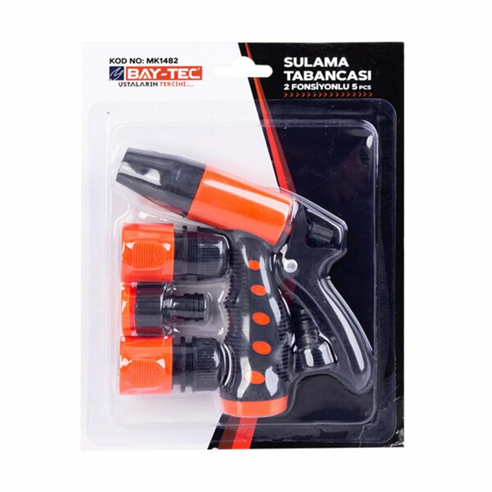 Baytec Sulama Tabancası 2 Fonksiyonlu 5 Parça MK1482