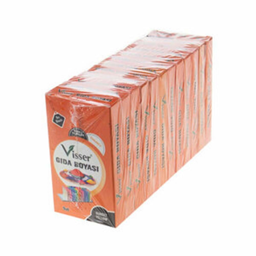 Visser Gıda Boyası Turuncu 9Gr