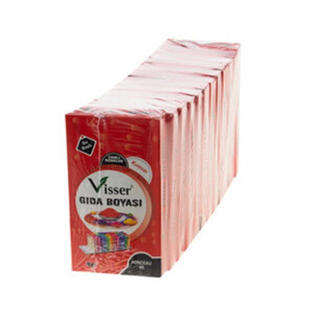 Visser Gıda Boyası Kırmızı 9Gr