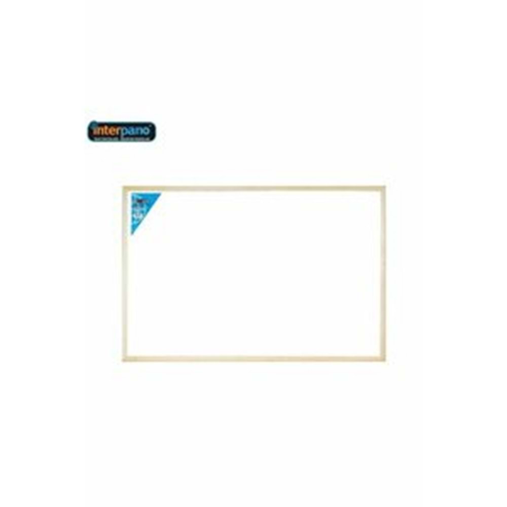 İnterpano Yazı Tahtası Ahşap Çerçeveli Duvara Monte 60X90