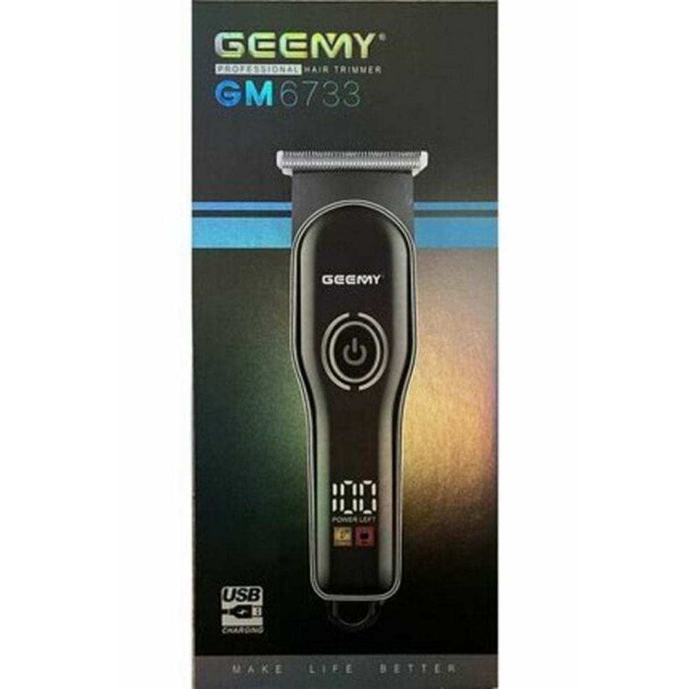 Geemy Saç Sakal Kesme Traş Makinesi Şarjlı GM6733 7330