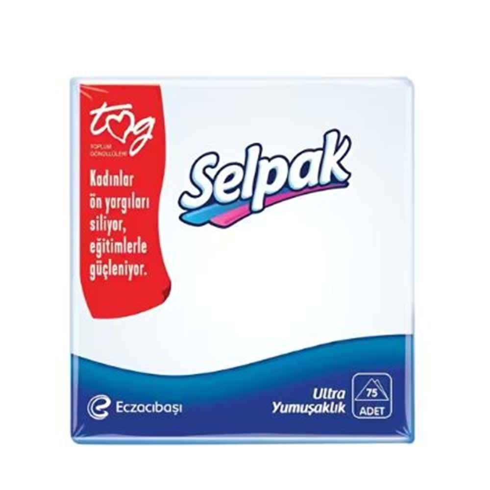 Selpak ultra yumuşak kare Peçete 75 li