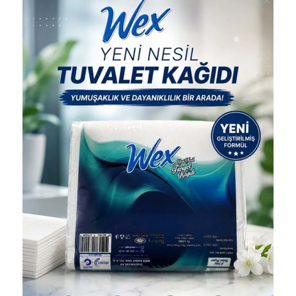 Wex Tekçek Tuvalet Kağıdı Çift Katlı 250 Yaprak