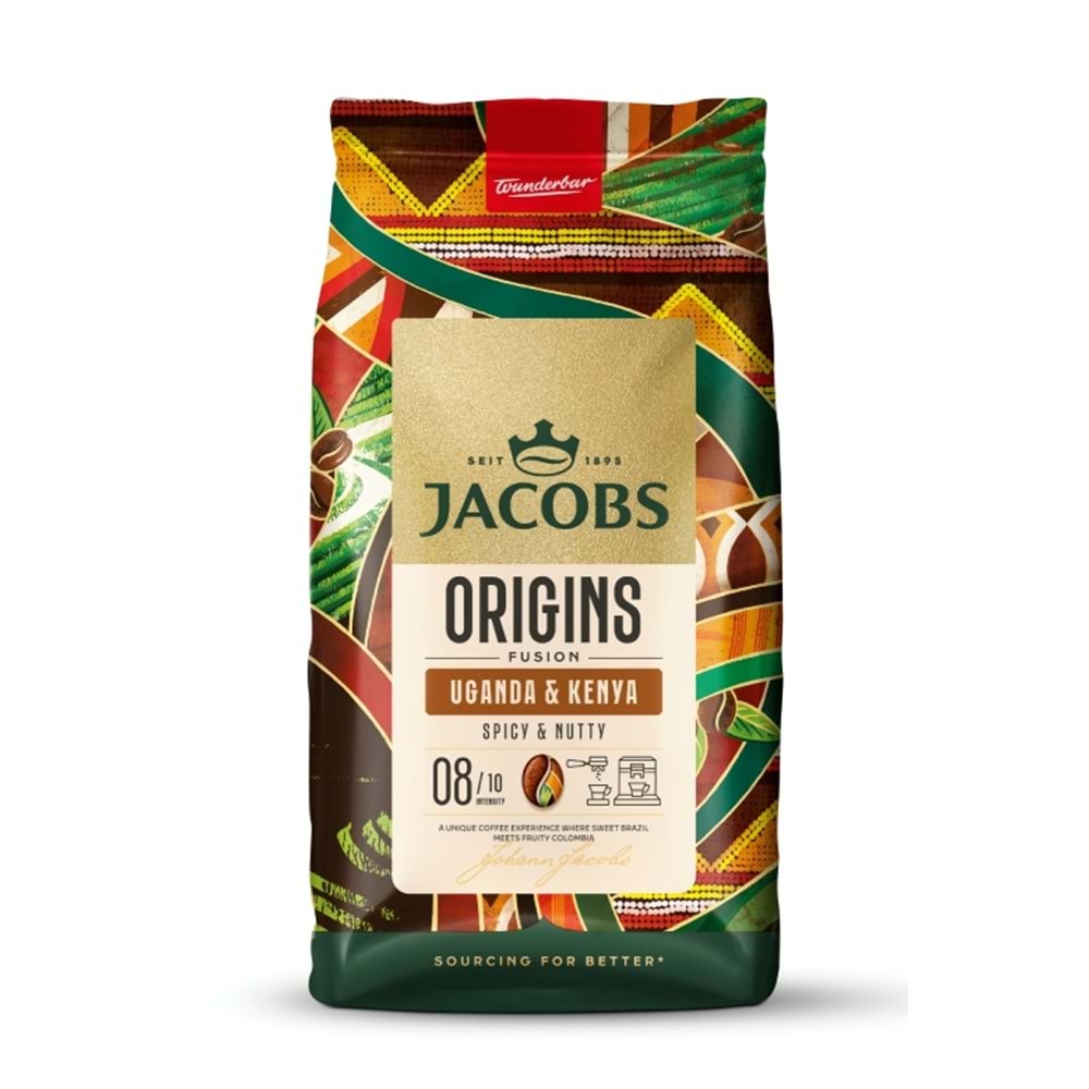 JACOBS ORİGİNS UGANDA-KENYA KAHVE 1 KG