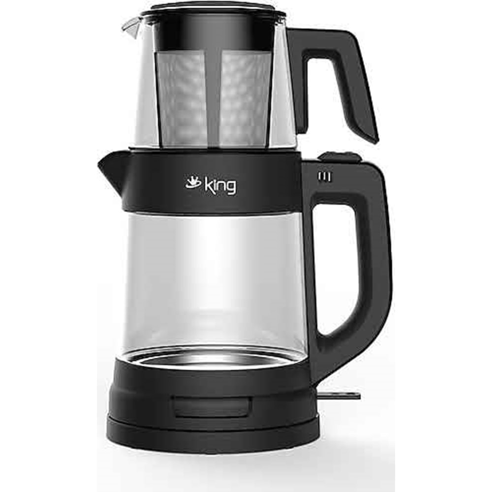 KİNG KCM-330 PRO CAM ÇAY MAKİNESİ