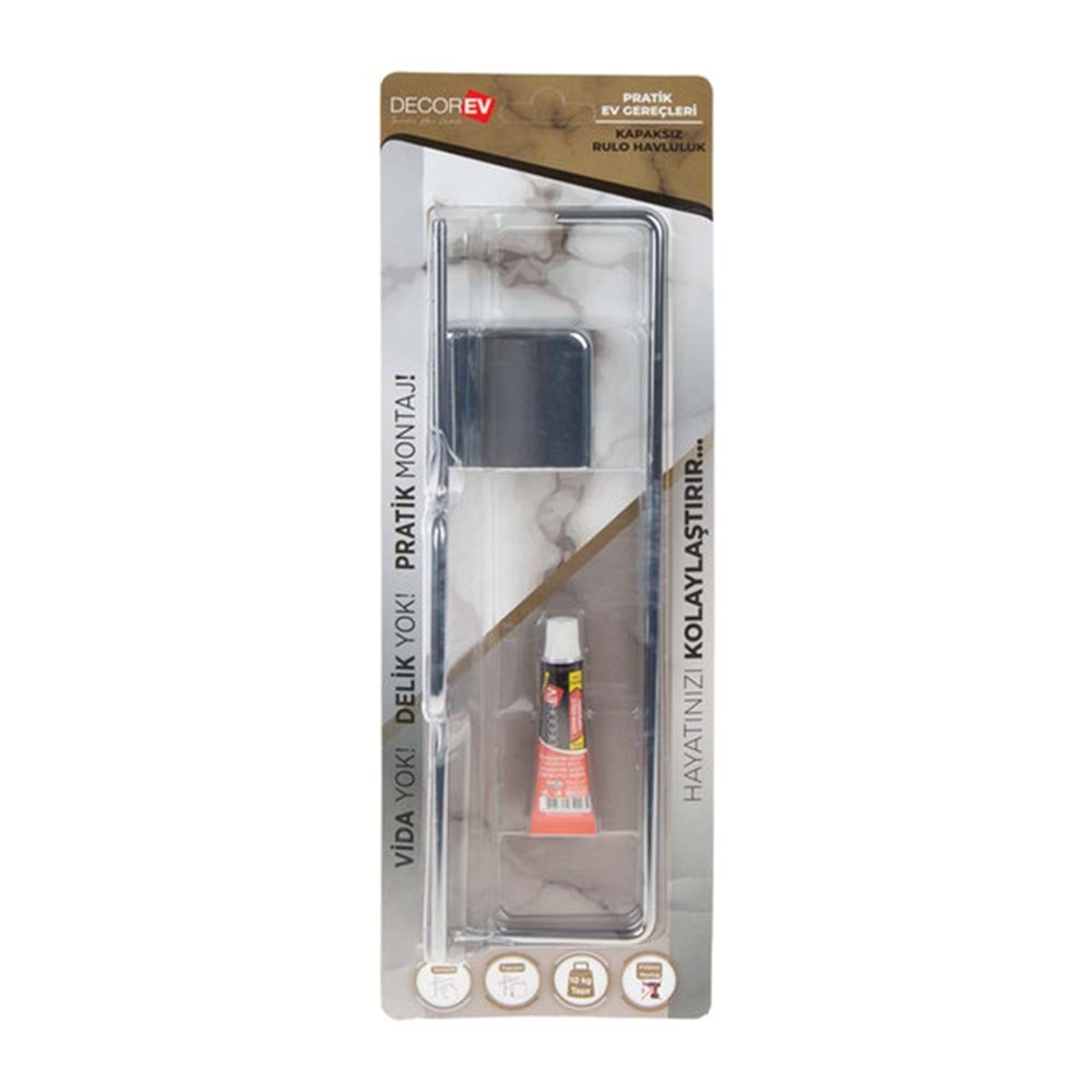 Decorev Havluluk Rulo Krom Kapaksız UK-27368 DC-4776 7768