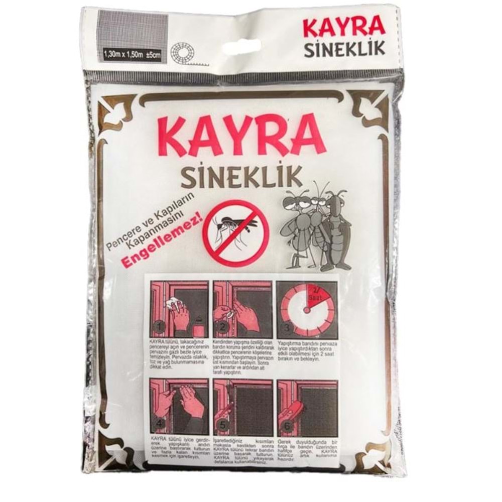 KAYRA SİNEKLİK BÜYÜK 130x150