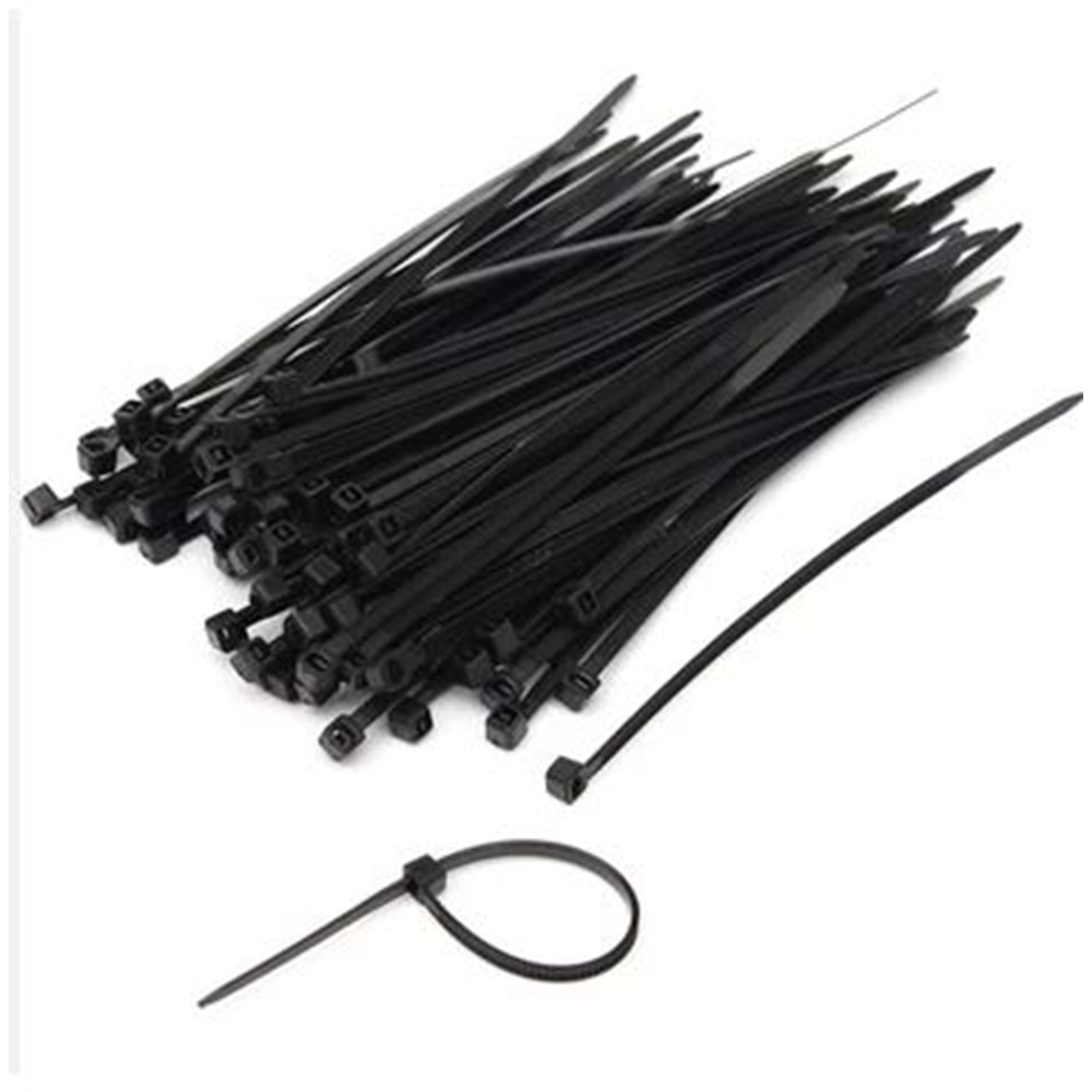 TORK KABLO BAĞI CIRT KELEPÇE SİYAH 200X3,5 MM 100 lü