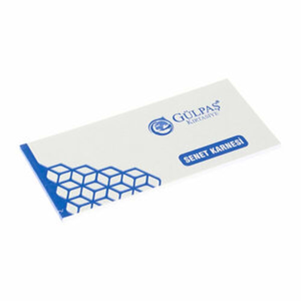 Gülpaş Senet Karnesi Karton Kapak 50 Yaprak 148 1487