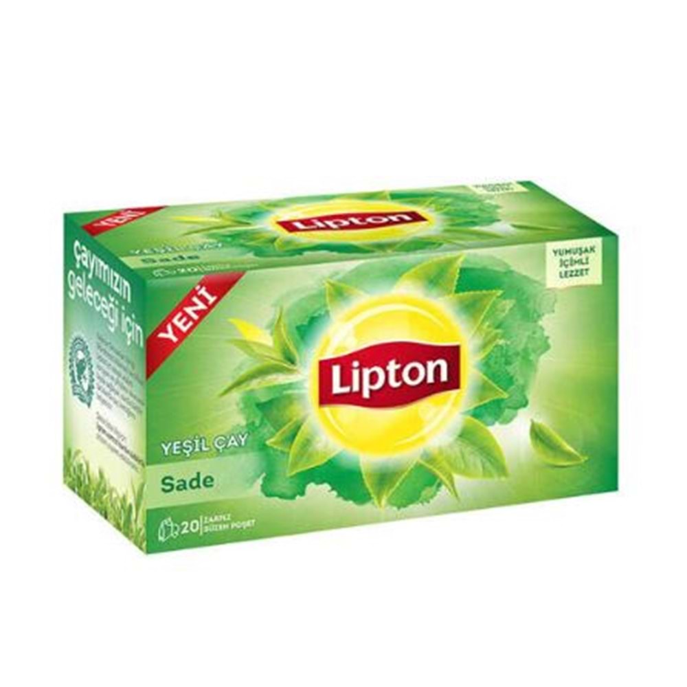 LİPTON SADE YEŞİL ÇAY 20 Lİ