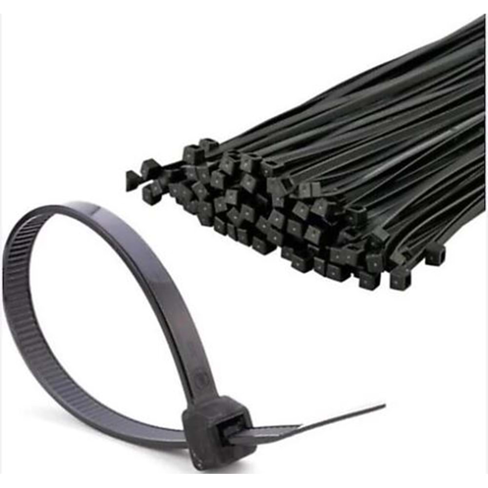 TORK KABLO BAĞI CIRT KELEPÇE SİYAH 140X3,5 MM 100 LÜ
