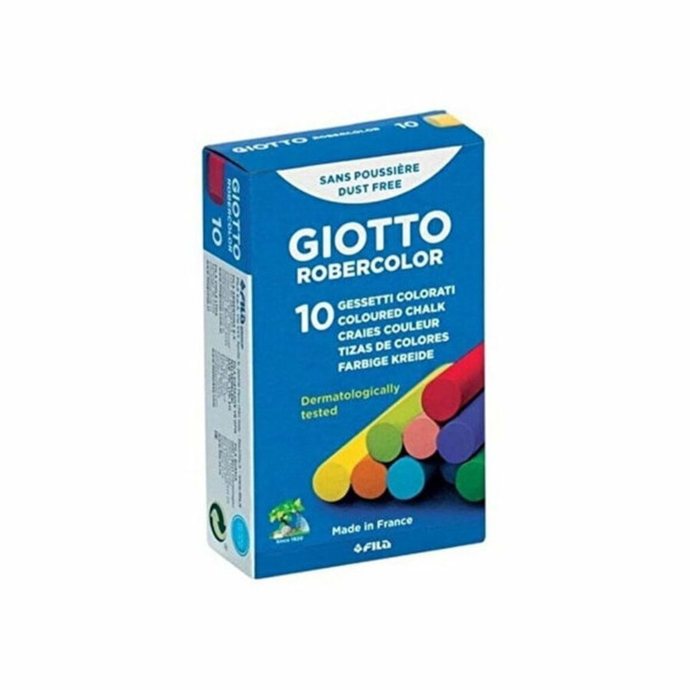 Giotto Robercolor Renkli Tebeşir 10 Lu Kutu F538900 8605