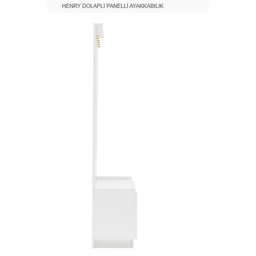 HENRY DOLAPLI PANELLİ AYAKKABILIK BEYAZ RENK