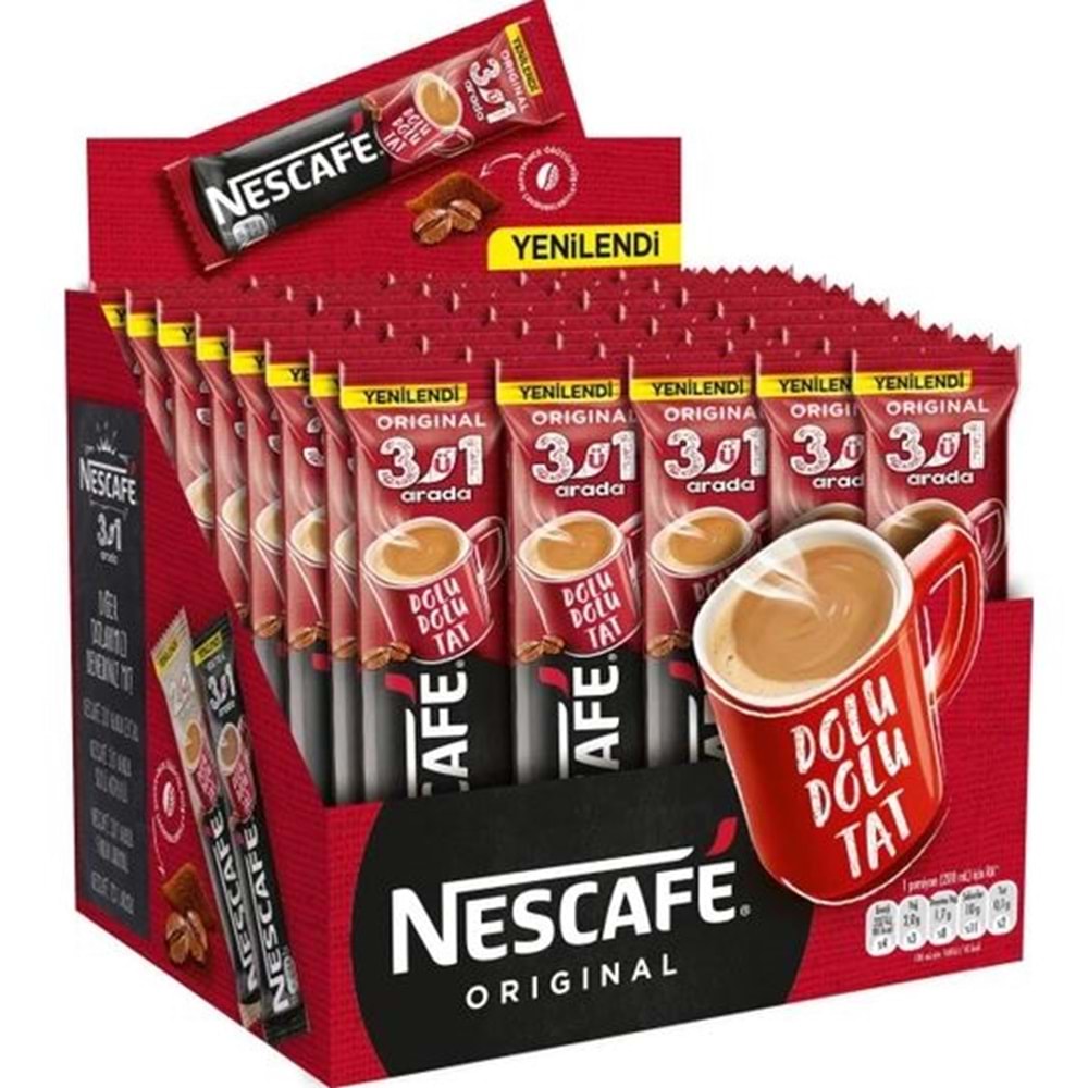 NESCAFE 3 ü 1 Arada Kahve Orijinal 48 li