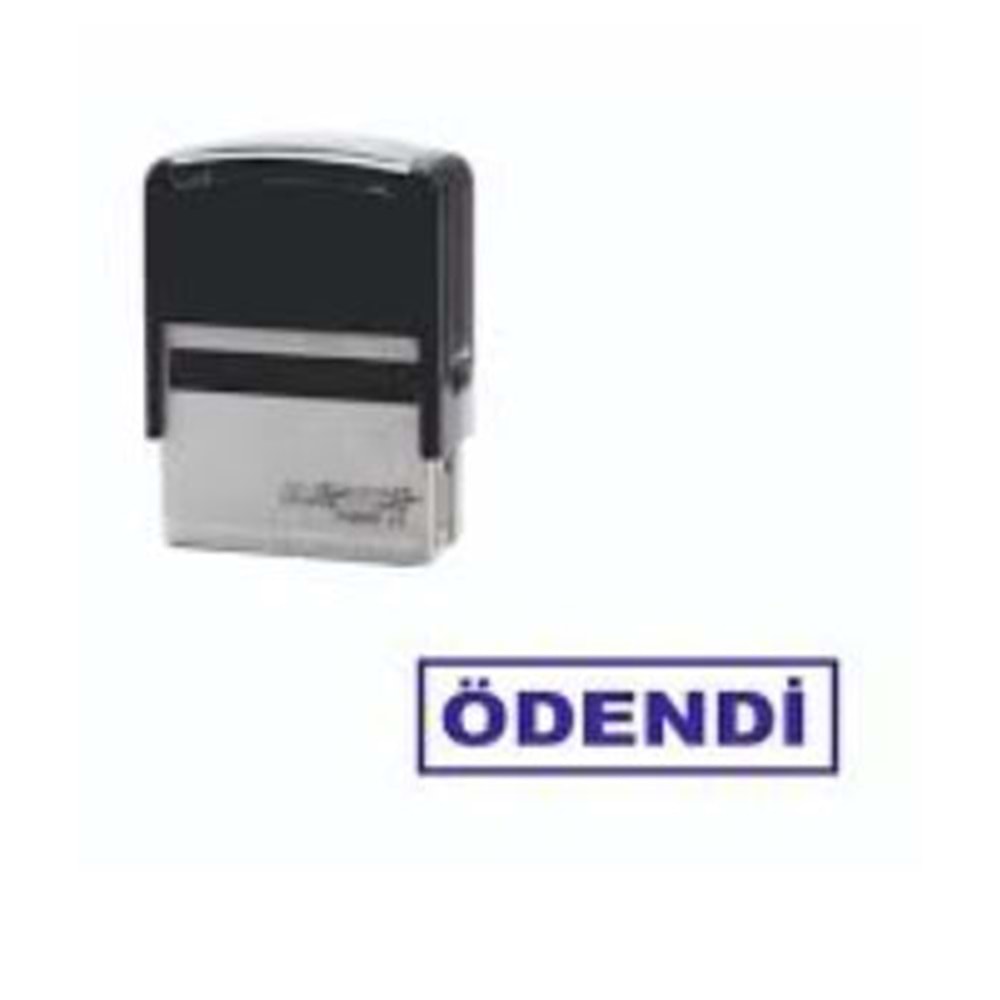 ÖDENDİ YAZILI KAŞE