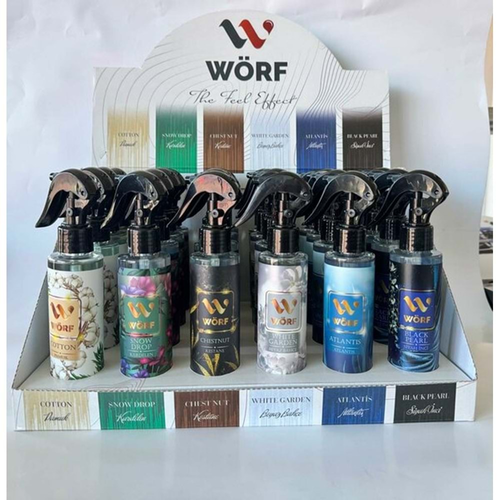 Wörf Oda ve Araç Kokusu 160ml kardelen