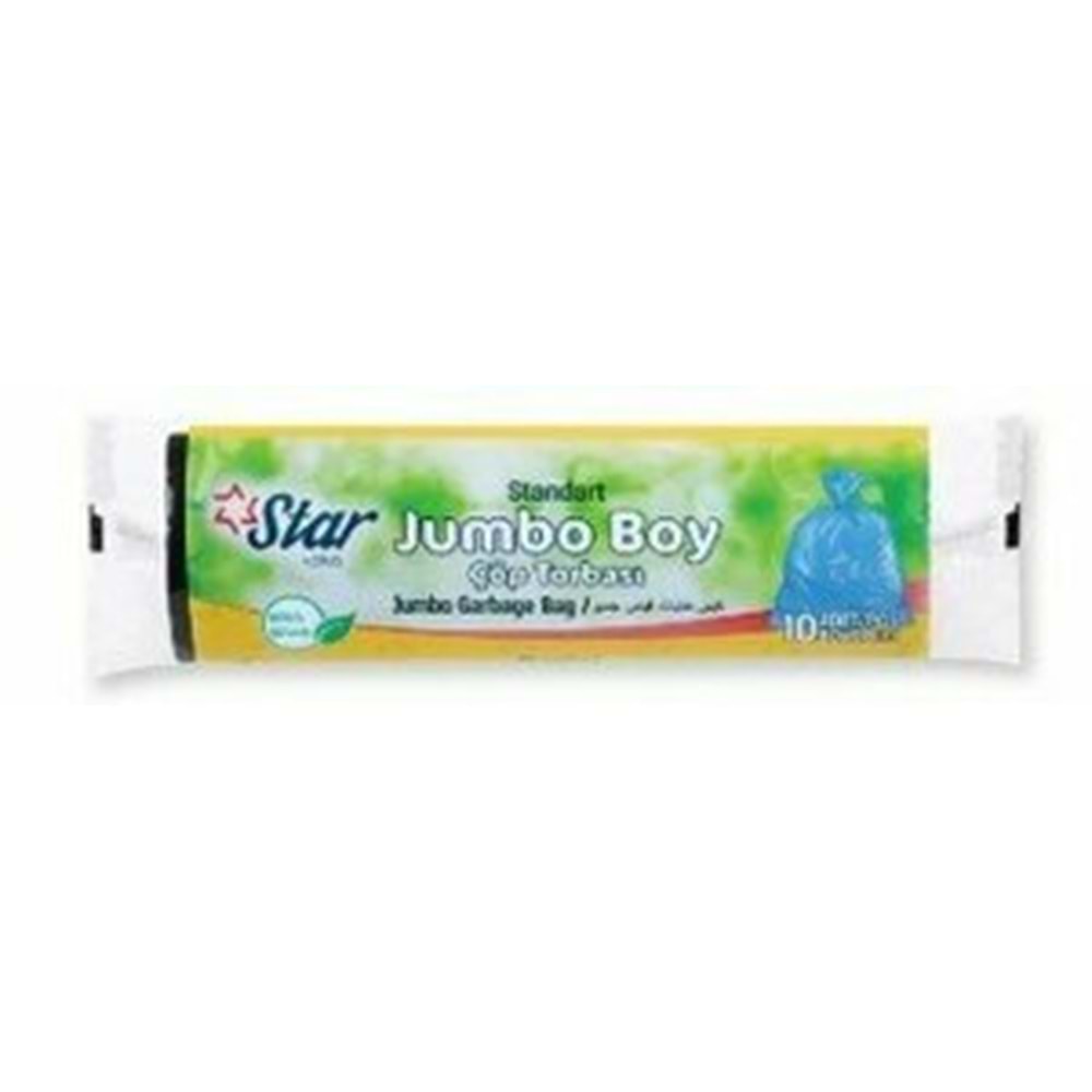 Starplus Çöp Poşeti Standart Jumbo Boy Siyah Ebat 80X110 200Gr T76