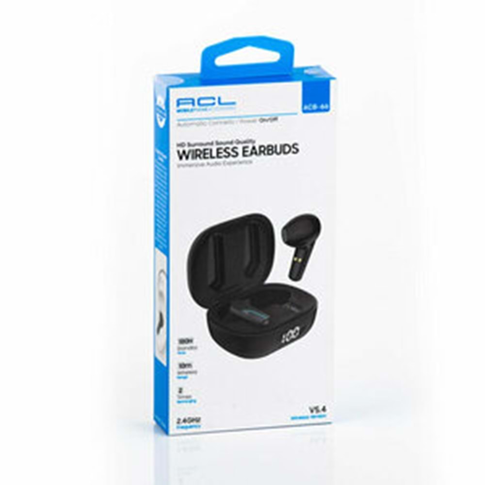 Acl Kulaklık Earpbuds Bluetooth 180H 2.4 Ghz V5.4 Wireless ACB-66 9137