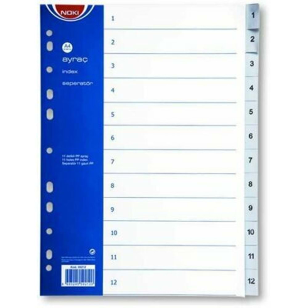 Noki Rakam 1-12 Ayraç Seperatör 59212 8003 2120