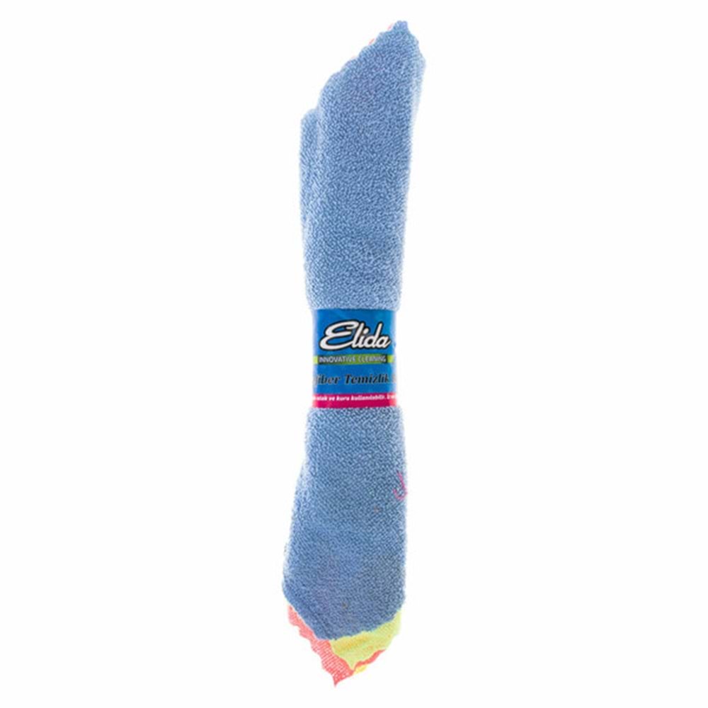 Elida Mikrofiber Temizlik Bezi 4 Lü Lazer Kesim 9878