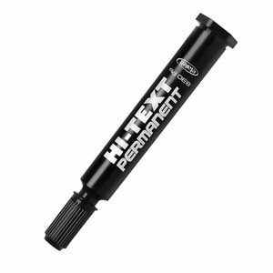 Hi-Text Permanent Marker Kalem Yuvarlak Uç Siyah