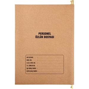 TURUNCU BEYAZ ASKILI PERSONEL ÖZLÜK DOSYASI TEKLİ KRAFT