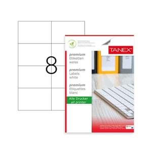 Tanex Lazer Etiket 105X74.25mmmm TW-2374