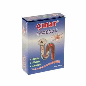 Çınar Lavabo Açıcı 40Gr