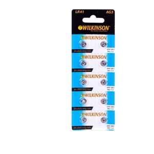 Wilkinson Saat Pili AG3 Alkaline Lr41 1 ADET