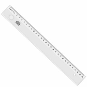 Hatas Mercekli Geniş Büro Cetveli 30cm