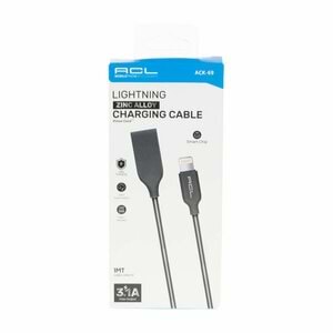 Acl Kablo Metal USB Şarj-Veri Lightning 3.1A 1mt ACK-69 0272